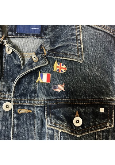 Dünyaca Ünlü Bina Broşu Kalp Şekli Bayrağı Hatıra Anı Çinko Mp276-14 Mp276-14 Çok Renkli