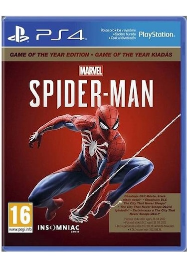 SONY PS4 Oyun Spiderman GOTY Edition