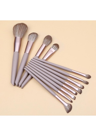 12'si 1 Arada Makyaj Fırçası Seti Makyaj Fırçası + Fırça Çantası Makyaj Fırçası + Fırça Çantası