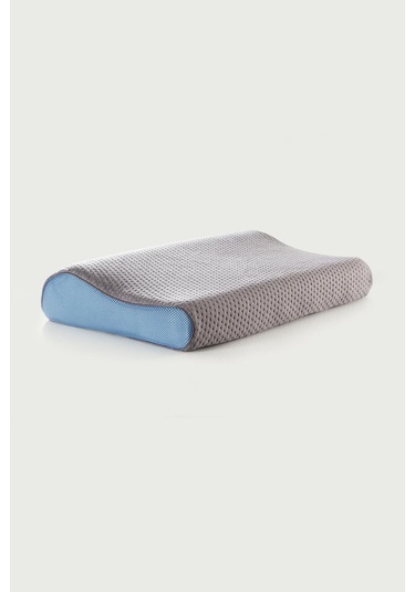 Pafu Visco Boyun Destekli Karbon Ortopedik Yastık Gri