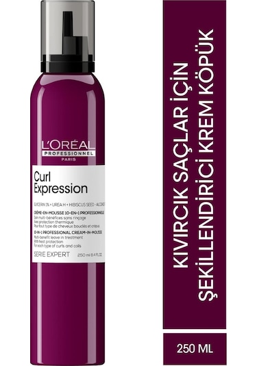 L'Oréal Professionnel Serie Expert Curl Expression Şekillendirici Saç Bakım Köpüğü 250 ML