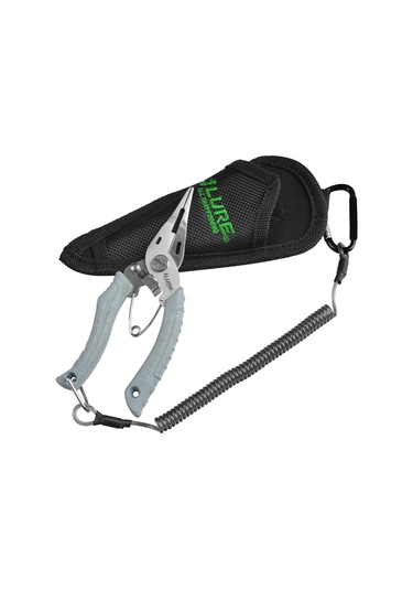 Lemestar Mavi Çok İşlevli Mikro Yem Balıkçı Pensi - Paslanmaz Çelik, 138mm, Kılıf Ve Lanyard İçerir