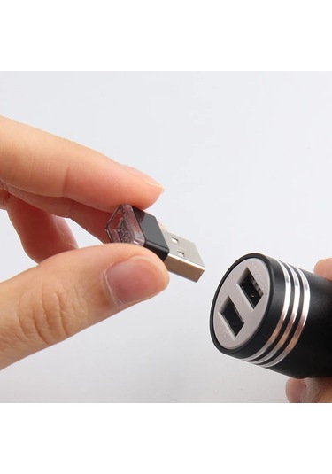 Mini Usb Led Araba Lambası, Dekorasyon Atmosferi İçin Neon Işık, Tak Ve Çalıştır, Araba Lambası Çok Renkli