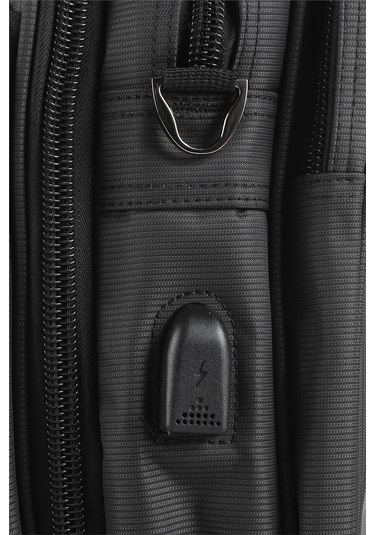 Ççs 71241 Çapraz Omuz Askılı Evrak Çantası-siyah Siyah