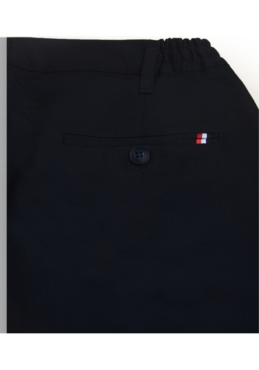 Deepsea Lacivert Esnek Kumaş Slim Fit Beli Lastikli Günlük Spor Pantolon 2601070 Lacivert