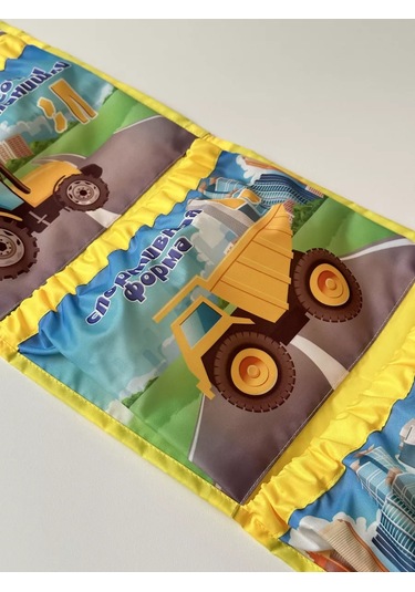 Karmasek21 Timofey Adlı Anaokulu Dolabı İçin İsimli Cepli Askı 232886084 Gri