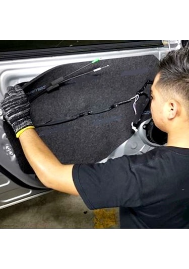 Araç Oto Ses Isı Yalıtım 40cmx5metre 6mm Yapışkanlı Kauçuk