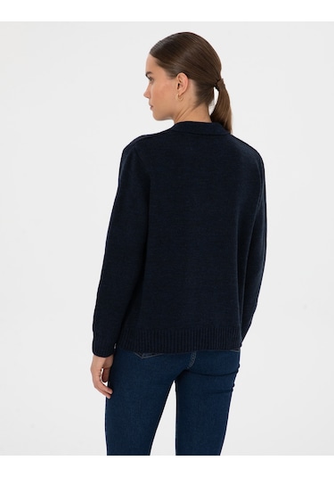 Pierre Cardin Kadın Lacivert Kazak /triko 50317226-vr033 Lacivert