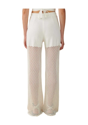 Pantolon Uniseks Beyaz Pantolon - W22s09d130pn Beyaz