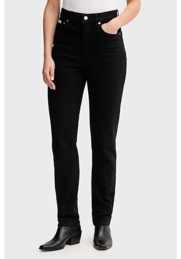 Calvin Klein Bayan Kot Pantolon Lv047d843g Twm Siyah Siyah