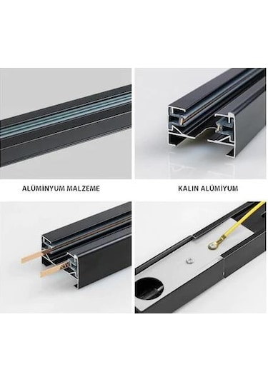 RAY SPOT RAYI 1 METRE SİYAH KASA