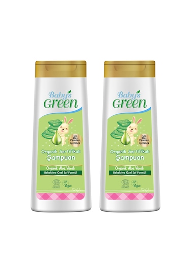2'li Organik Bebek Saç Ve Vücut Şampuanı Seti 400ml 2