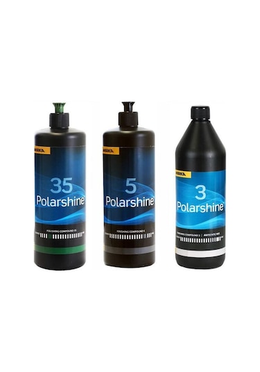 Mirka 35 Kalın Pasta 5 Hare Giderici 3 Boya Koruyucu Wax 1 Lt