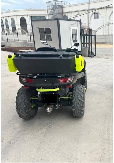 Segway 570 Atv Çantası 180 Litre Arka+80 Litre Ön+2 Adet Benzin Bidonu Yeşil Siyah
