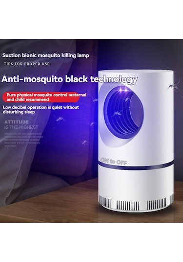 Youtek Ev İçi Led Akıllı Entegre A06 Beyaz 8 Lamba Usb+adaptörlü 365nm Uv Işıklı Sinek-muazze Öldürücü Cihazı