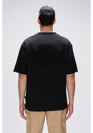 Bad Bear Nıght Man Collıs T-shırt Os 25.01.07.020-c01 SIYAH