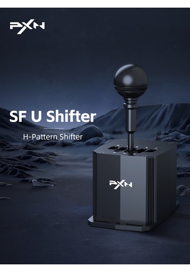 Pxn Sf U H-vites Kolu 7+r Tam Cnc Metal, 16-bit Hassasiyet Ve Ayarlanabilir Vites Hissiyatı Pc Ve Pxn Base Uyumlu