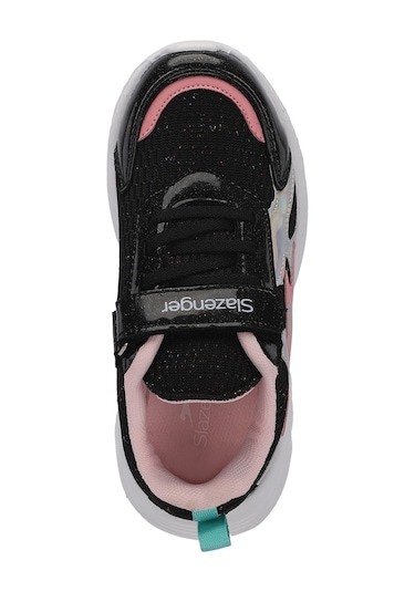 Slazenger KEMBA Çocuk Cırt Cırtlı Siyah / Pembe Günlük Spor Ayakkabısı