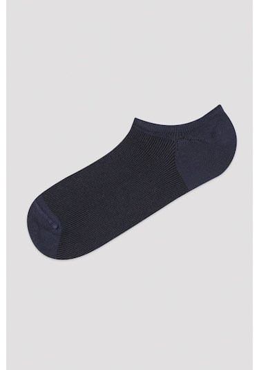 Penti Erkek Bambu 2li Sneaker Çorabı Lacivert Gri Gri - Lacivert