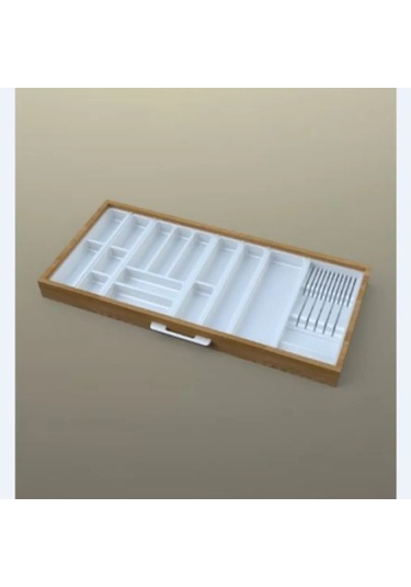 Çekmece İçi Kaşıklık Ve Bıçaklık Beyaz 104x48 Yandan Ve Boydan