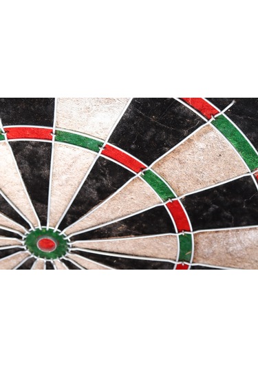 Delta Sisal Dart Seti 45 CM 18 İnç + 6 Ok 18 G Hedef Tahtası