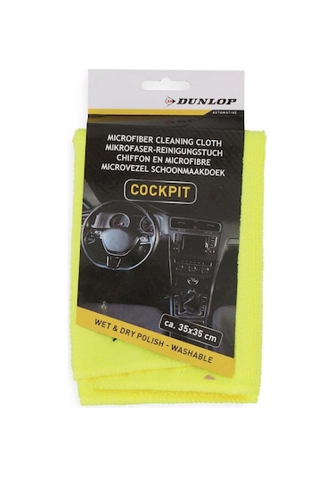 Dunlop Dun120 Kokpit Mikrofiber Bezi 35x35 Cm 250 G/m²