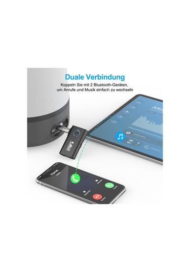 Xiyyadms Miilink Ml101-rt236 Araç İçi Bluetooth Alıcı: 280mah Pil, Bluetooth 5.0, Mikrofonlu, Kablosuz Müzik Ve Güvenli Sürüş.