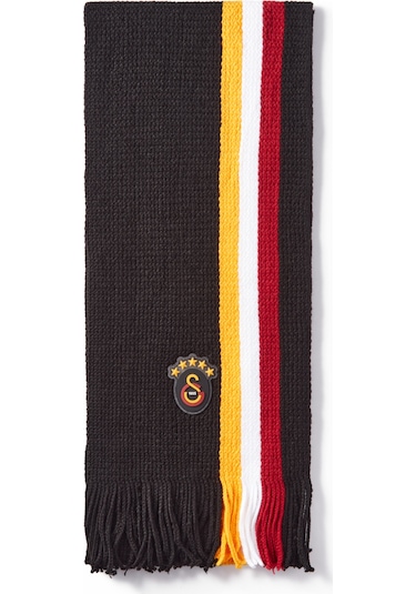 Gsstore Galatasaray Püsküllü Triko Atkı U252178 Siyah