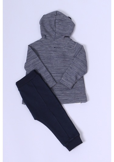 Erkek Bebek 3'lü Takım Köpek Baskılı D44 Lacivert