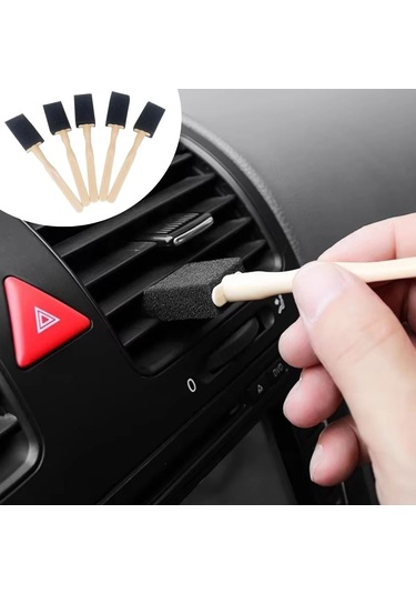 Dumles 5'li Araba Havalandırma Temizleme Fırçaları Klima Çıkışları,toz Alma&otomobil İçi Detaylı Mini Temizlik Aparatları