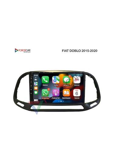 FİAT DOBLO YENİ ANDROİD MULTİMEDYA 2_32 KABLOSUZ CARPLAY