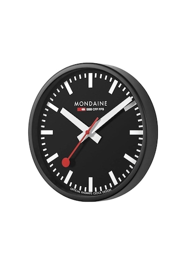 A990.clock.64sbb Mondaine Duvar Saati Metalik