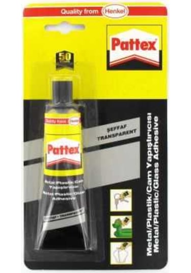 Pattex Metal Plastik Cam Yapıştırıcı 50 Ml 1176391