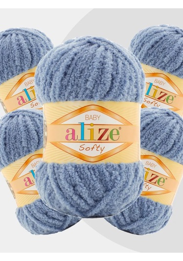 Alize Alize Softi 374 Peluş İplik - 5 Adet 251030245