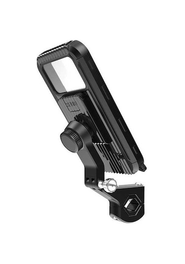 Tongxida Z009a Bisiklet Motosiklet Telefon Tutucu, Su Geçirmez Kılıf, Montaj Braketi Açık Füme - Füme - Kahverengi