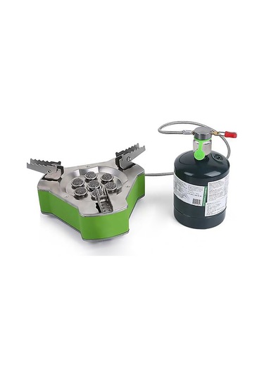 Youmex Kamp Ocağı Bağlantı Adaptörü: Propan Tankı İçin Dayanıklı Alüminyum Ve Bakır Yapı, 30x31mm, 22g Gri