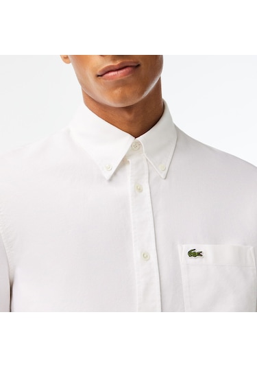 Lacoste Ch1911-001 Erkek Gömlek Beyaz