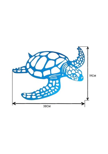 Suntek Yatak Odası Plaj Teması Dekoru Deniz Kaplumbağası Heykeli