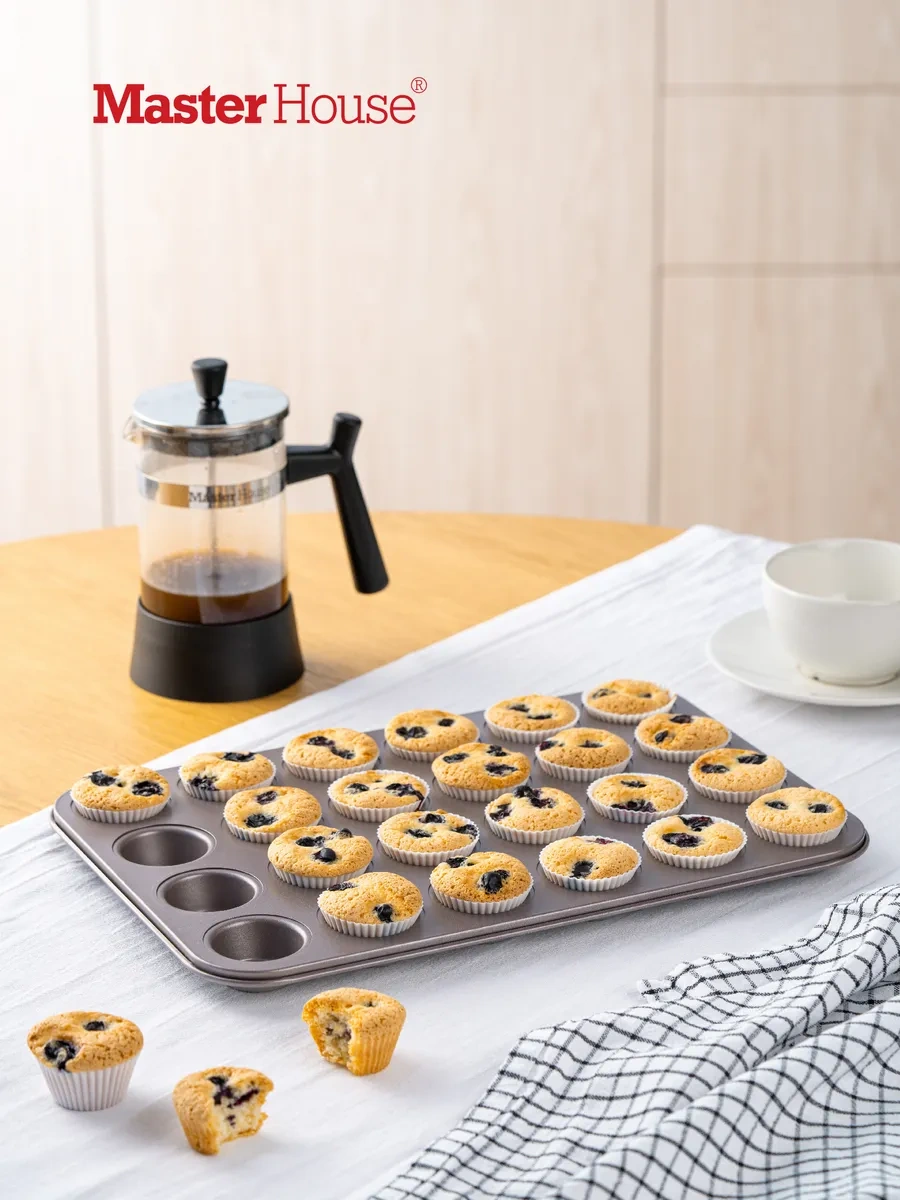 Master House Metal Çubuklu Kek Ve Muffin Kalıbı 248924183 Açık Gri