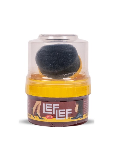 Nuri Leflef Cilalı Ayakkabı Bakım Kremi Boyası Süngerli 60 Ml 001