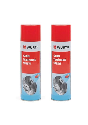 Würth Fren Balata Ve Genel Temizleme Spreyi 2X 500 Ml N11.202