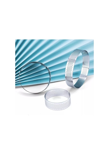 4.5-20 Cm Muffin Halkaları Kek Kalıbı Paslanmaz Çelik Pasta Halkaları Pişirme Crumpets Tatlılar İçin 6.5cm