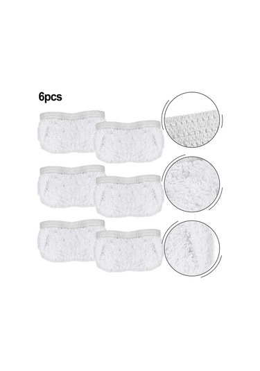 Polti Vaporetto Smart 100 Ve Kullanışlı Buharlı Robot Süpürge Aksesuarları Ve Yedek Parçaları İçin 6 Adet Paspas Bezi