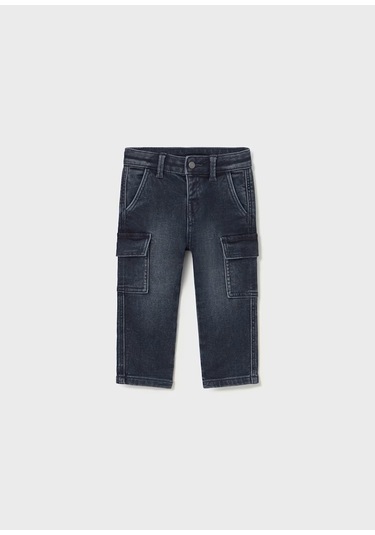 Mayoral Erkek Bebek Kargo Jean Pantolon 2505 Lacivert