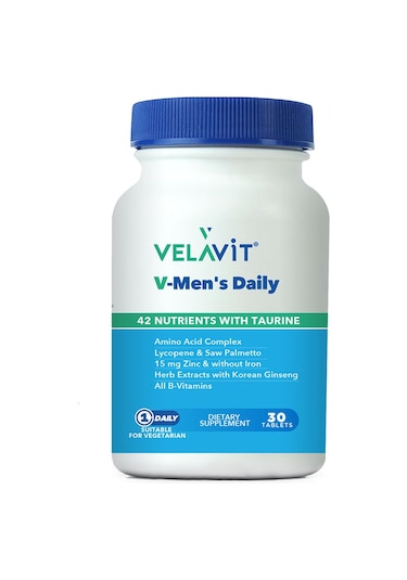 Velavit V-Mens Daily Takviye Edici Gıda 30   Tablet