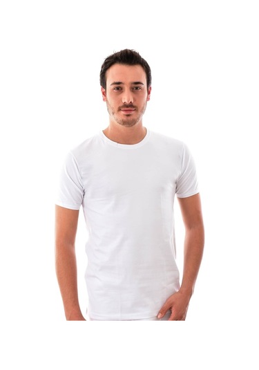 Elit 1003 Erkek Modal Elasthan Fanila Beyaz Beyaz