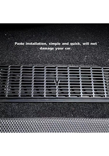 Yaozixa Tesla Model Y İçin Siyah Abs Hava Buharına Girisi Filtre Koruması Kiti 2 Adet