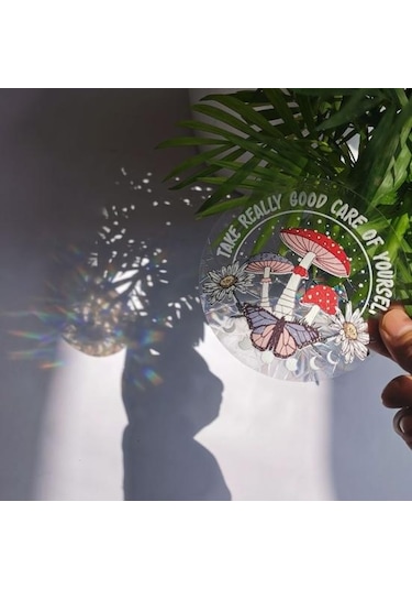 Şık Pencere Çok Renkli Şeffaf Etiket Rahat Dokunmatik Desen G Diğer