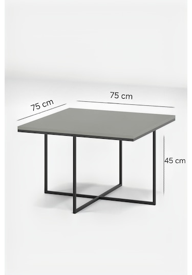 4+1 Gümüş Kaplama Beyaz 10 Mm Glossmax Parlak Mdf Orta Sehpa