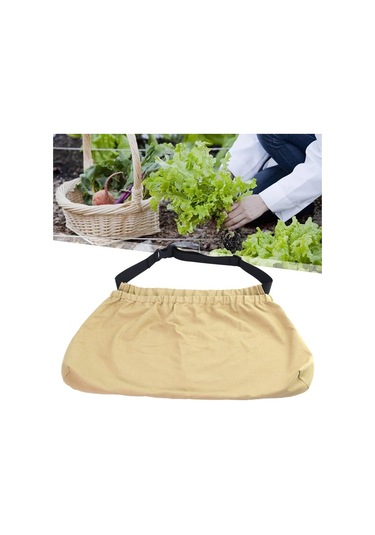 Dinosaurs Hasat Önlük Toplama Depolama Cepler Çanta Sebze Meyve Yumurta Kahverengi Altın